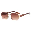 C4-Gold Tea Frame Double Tea lens