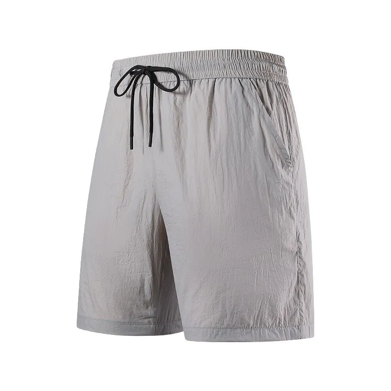 Men'S Fashion Casual Summer Solid Color Ultra-Thin Loose Shorts