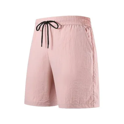 Men'S Fashion Casual Summer Solid Color Ultra-Thin Loose Shorts