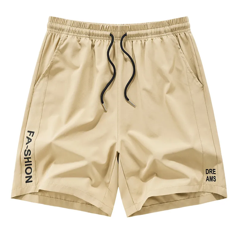 Men Fashion Casual Summer Ice Silk Loose Shorts