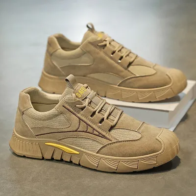 Men's Fashion Casual Breathable Non-Slip Wear-Resistant Lace Up Sneakers