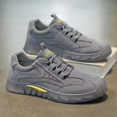 Men's Fashion Casual Breathable Non-Slip Wear-Resistant Lace Up Sneakers