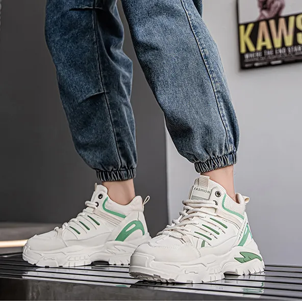 Men's Fashion Casual Autumn High-Top Waterproof Non-Slip Thick-Soled Boots