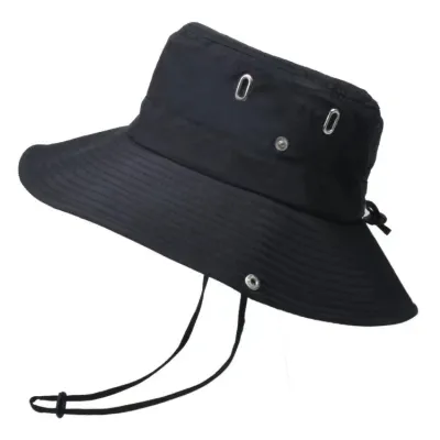 Fashion Casual Solid Color Breathable Mountaineering Fishing Bucket Hats