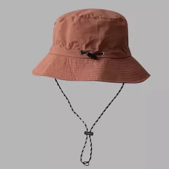 Fashion Casual Solid Color Summer Thin Quick-Drying Waterproof Foldable Bucket Hat