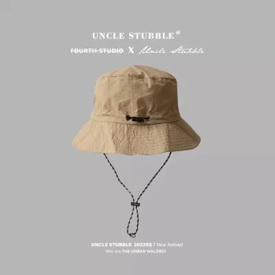 Fashion Casual Solid Color Summer Thin Quick-Drying Waterproof Foldable Bucket Hat