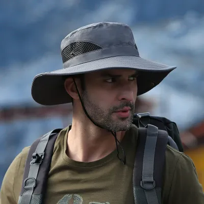 Men'S Fashion Casual Summer Outdoor Big-Brim Sun Hat