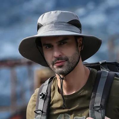 Men'S Fashion Casual Summer Outdoor Big-Brim Sun Hat