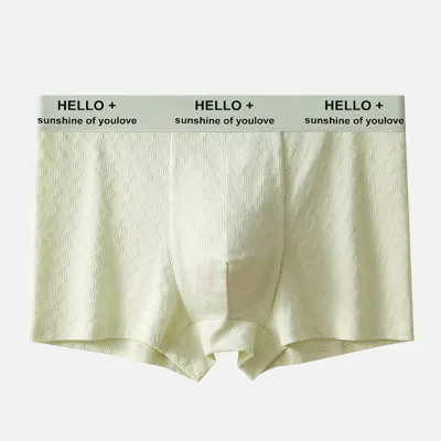 Men'S Fashion Cotton Jacquard Breathable Underwear