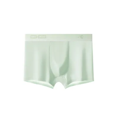 Men'S Fashion Solid Color Summer Ice Silk Underwear