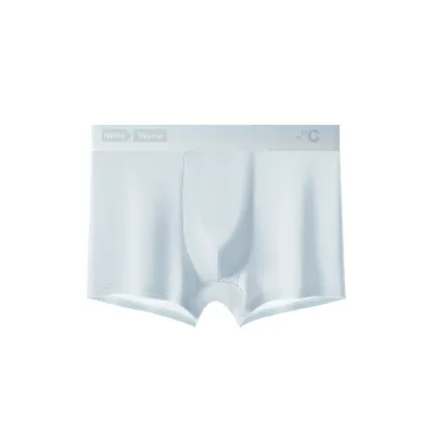 Men'S Fashion Solid Color Summer Ice Silk Underwear
