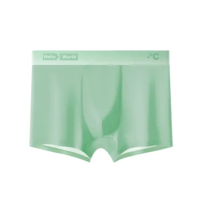 Men'S Fashion Solid Color Summer Ice Silk Underwear