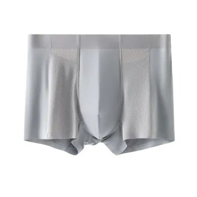 Men'S Fashion Solid Color Summer Thin Breathable Underwear