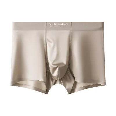 Men Fashion Summer Thin Satin Underwear