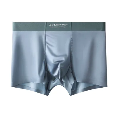 Men Fashion Summer Thin Satin Underwear