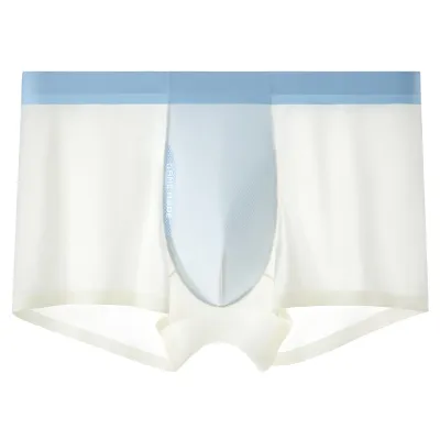 Men'S Fashion Ice Silk Thin Breathable Four-Corner Underwear