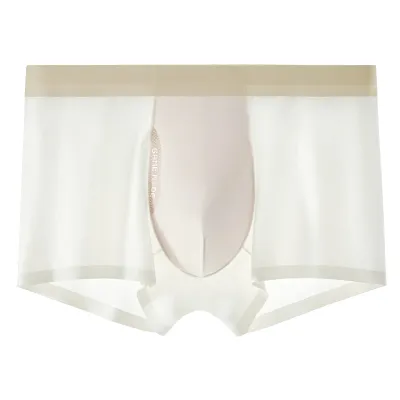 Men'S Fashion Ice Silk Thin Breathable Four-Corner Underwear