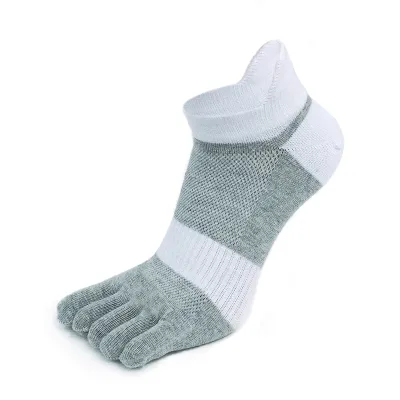 Men'S Fashion Casual Cotton Breathable Thickened Five-Toe Socks