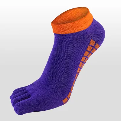 Men'S Fashion Cotton Thin Short Tube Five-Toe Socks