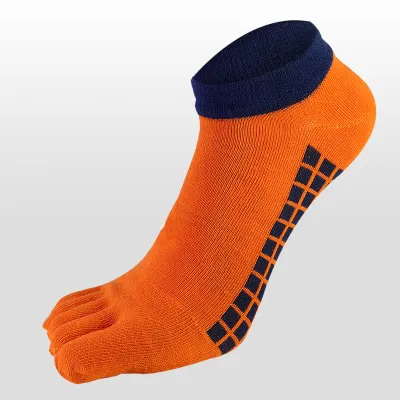 Men'S Fashion Cotton Thin Short Tube Five-Toe Socks