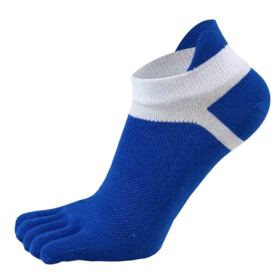 Men'S Fashion Casual Cotton Short Tube Five-Toe Socks