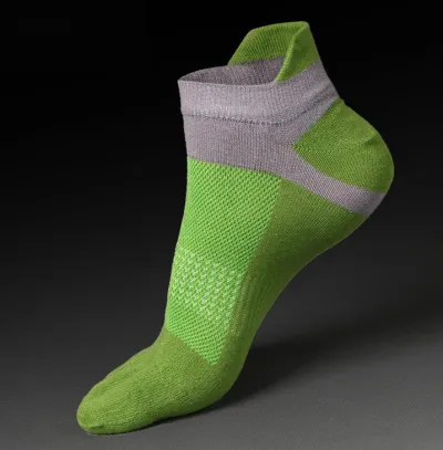 Men'S Fashion Casual Cotton Short Tube Five-Toe Socks