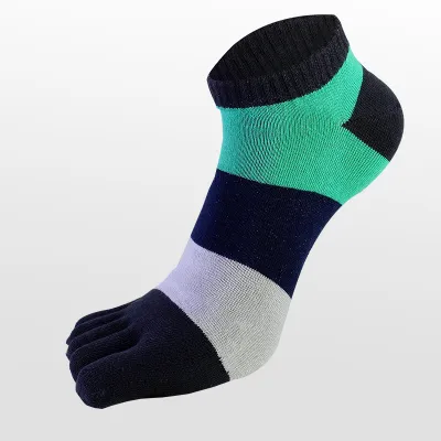 Men Fashion Cotton Short Tube Five-Toe Socks