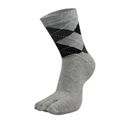 Men Fashion Mid-Tube Five Toe Socks