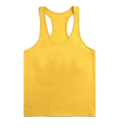 Men Fashion Casual Simple Solid Color Tank Top