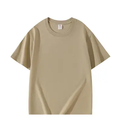Men Fashion Casual Simple Solid Color Cotton Short Sleeve T-Shirt