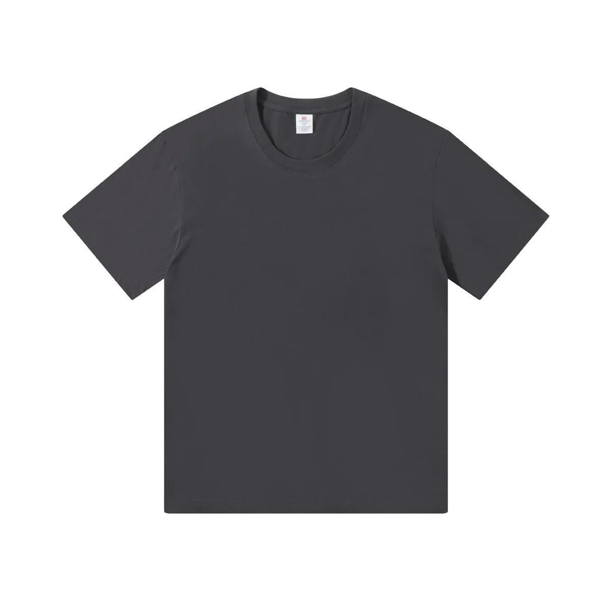 Men Fashion Casual Simple Solid Color Cotton Short Sleeve T-Shirt
