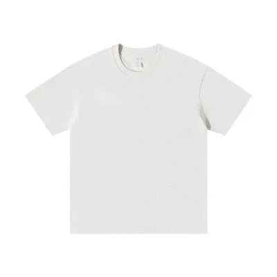 Men Fashion Casual Simple Summer Solid Color Cotton Round Neck Short-Sleeve T-Shirt