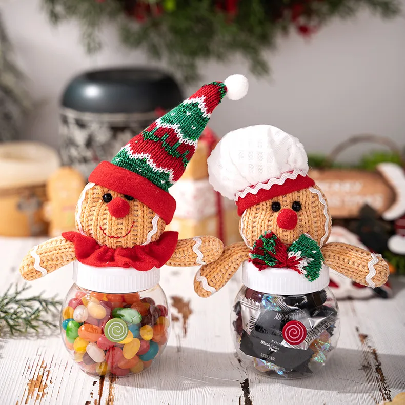 Christmas Creative Candy Jar Box Storage Decorations