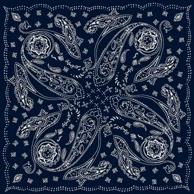 Fashion Print Square Silk Scarf