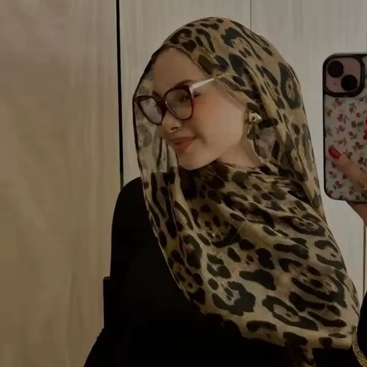 Fashion Leopard Print Long Scarf Shawl