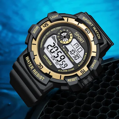 Fashion Waterproof Multi-Function Electronic Watch