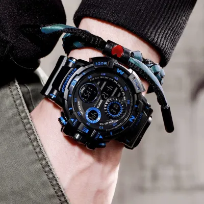 Fashion Large Dial Waterproof Electronic Watch
