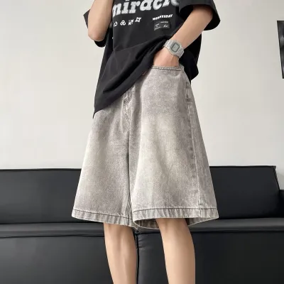 men fashion casual Summer Thin Denim Shorts