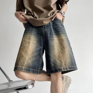 men fashion casual Summer Thin Denim Shorts