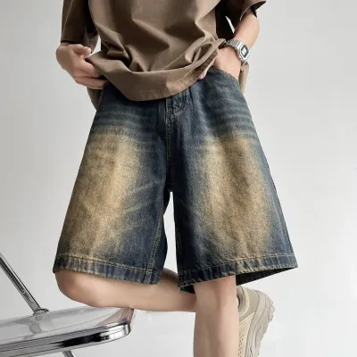 men fashion casual Summer Thin Denim Shorts