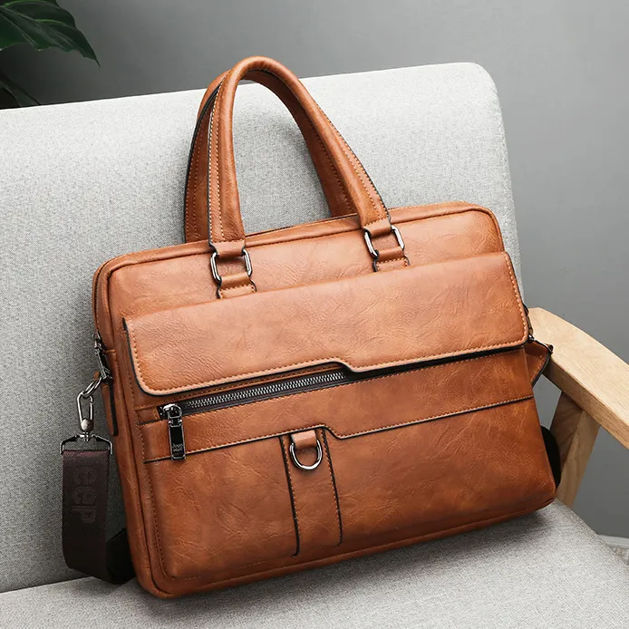 Men Business Large Capacity Computer Briefcase