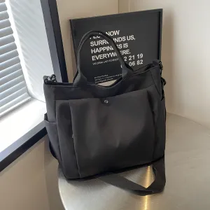Simple Large Capacity Nylon Handbag