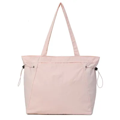 Casual Simple Large Capacity Waterproof Nylon Shoulder Tote Bag