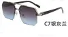 C7 Silver Frame Dusty Blue