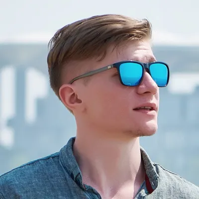 Men Fashion Casual Small Square Sunglasses