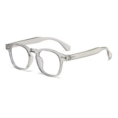 Men Fashion Retro Round Frame Rice Nail Sunglasses