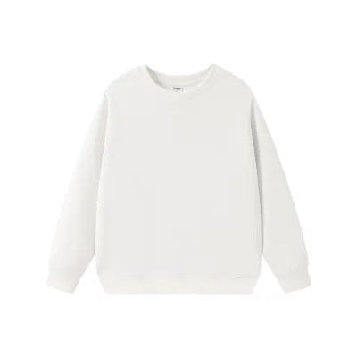 Men Fashion Casual Autumn Simple Solid Color Long-Sleeve Loose Sweatshirt