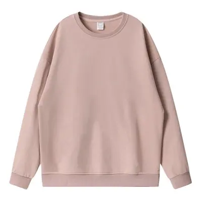 Men'S Fashion Casual Autumn And Winter Solid Color Long-Sleeve Loose Sweatshirt