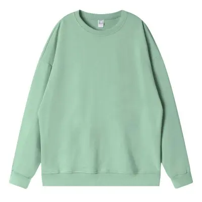 Men'S Fashion Casual Autumn And Winter Solid Color Long-Sleeve Loose Sweatshirt