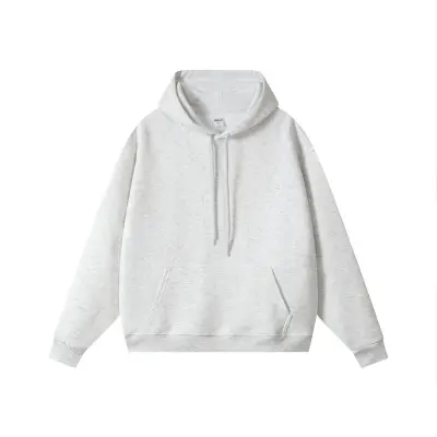Men Fashion Casual Autumn Winter Solid Color Long-Sleeve Loose Hoodies